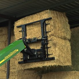 MJ4060 holds bales for placement and stacking