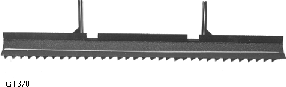 Mid-mount scraper blade
