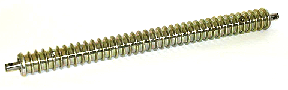 Machine-grooved front roller