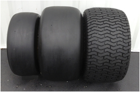 Additional tire and wheel options for turf applications