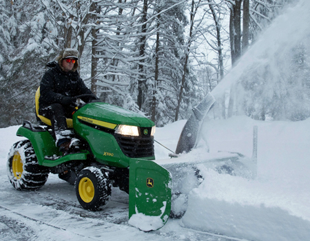 47-in. (119-cm) Snow Blower (shown with optional drift blade)