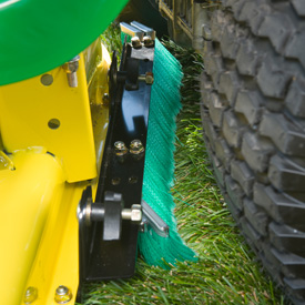 Similar grass groomer shown - side view
