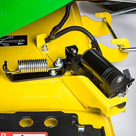 Electric one-touch MulchControl actuator