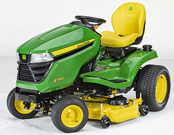 X394 with Accel Deep 48A Mower Deck