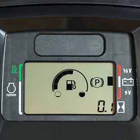 Convenient dash-mounted fuel gauge