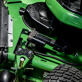 Electric one-touch MulchControl actuator (shown on 54A mower deck)