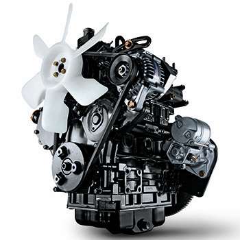 24-hp (17.9-kW) diesel engine