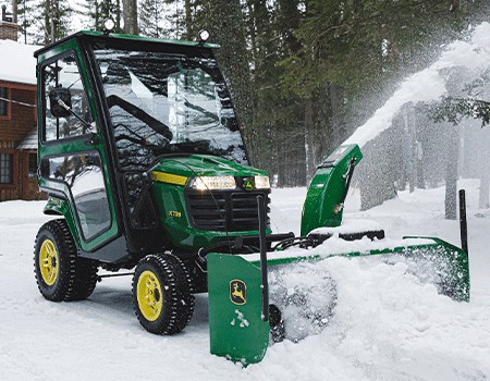54-in. (137-cm) Snow Blower on X739 Tractor