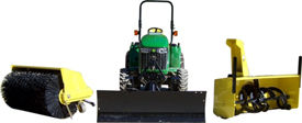 Front hitch works with a variety of implements