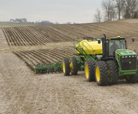 12-row Residue Master in soybean stubble