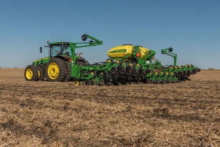 1795 32Row 15 in. planter in the field.