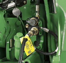 Case drain coupler 7000 Series Tractor