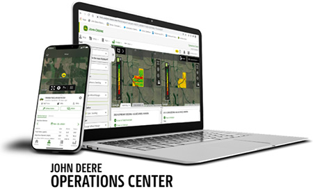John Deere Operation Center web and mobile