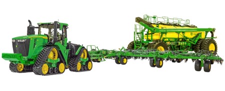 9RX Tractor with a C-Series Cart and P600 Precision Air Hoe Drill