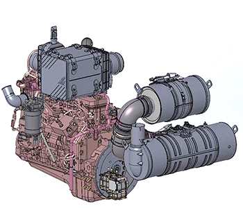 Final Tier 4 (FT4) diesel engine