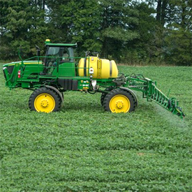 R4023 spraying in the field