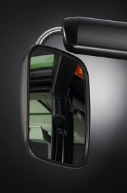 Electronically-adjustable mirrors shown