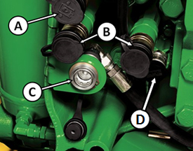 Auxiliary hydraulic couplers