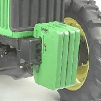 R51680 Front Quik-Tatch™ weights shown 
