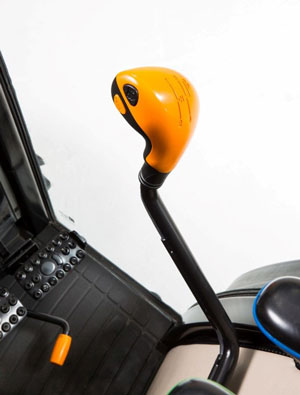 Change gears with ergonomic lever