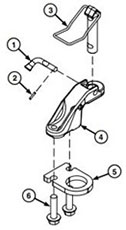 RE242110 Hammer Strap and Chain Clevis Kit shown