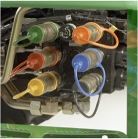 Six mid selective control valve (SCV) kit shown