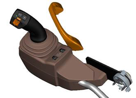 BL16241 electronic joystick on armrest