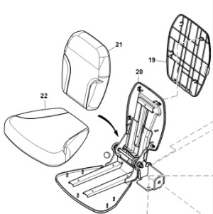 BL16359 instructional leather seat