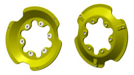 36 Kg starter weight R311921 - two track weight (inner and outer face shown)