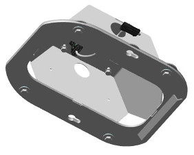 Wheel and four-track mounting kit shown