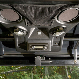 OPS stereo mounting kit shown with head unit