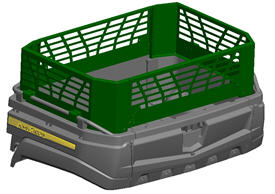 Cargo box side extension kit (required, sold separately)