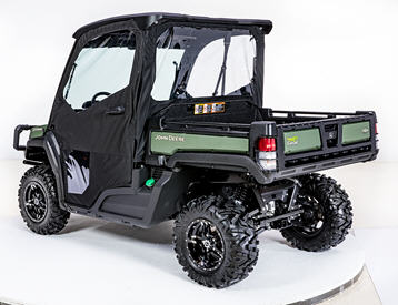 Canvas cab doors (shown with poly roof, canvas rear panel, and glass windshield – sold separately)