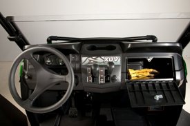 In-dash cup holders and sealed glove box