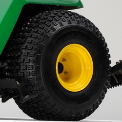 Opção de pneus com superfície com saliências