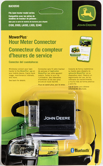 Embalaje del conector del horómetro MowerPlus